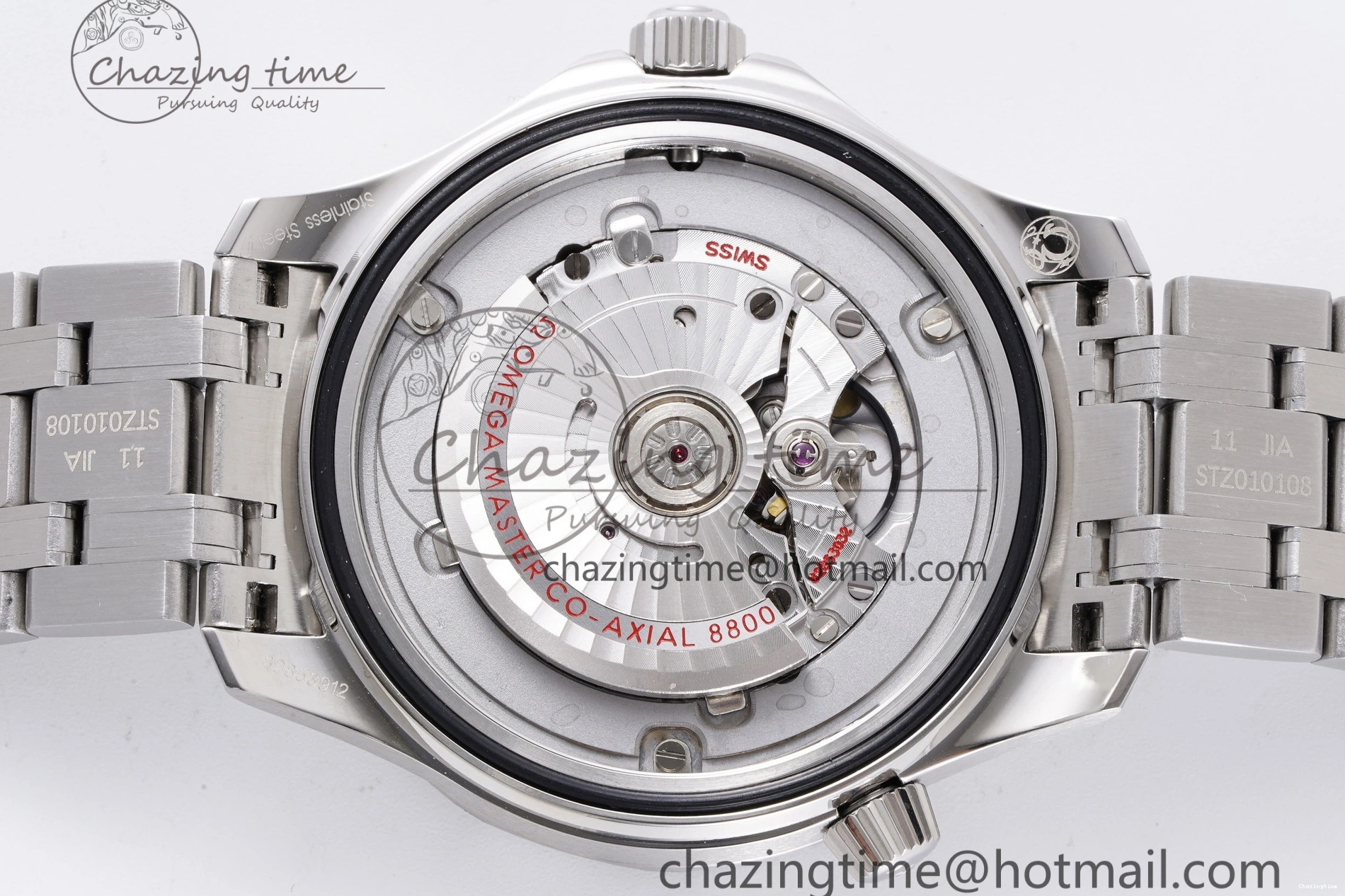 0428 Thermal Seamaster Diver 300M ZF 1:1 Best Edition Blue Ceramic White Dial on SS Bracelet A 7733